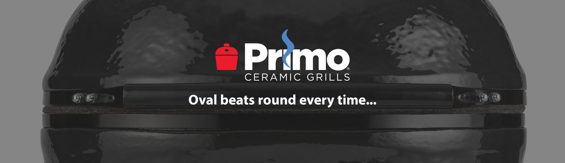 The Primo Patented Oval Design Outperforms Round Grills